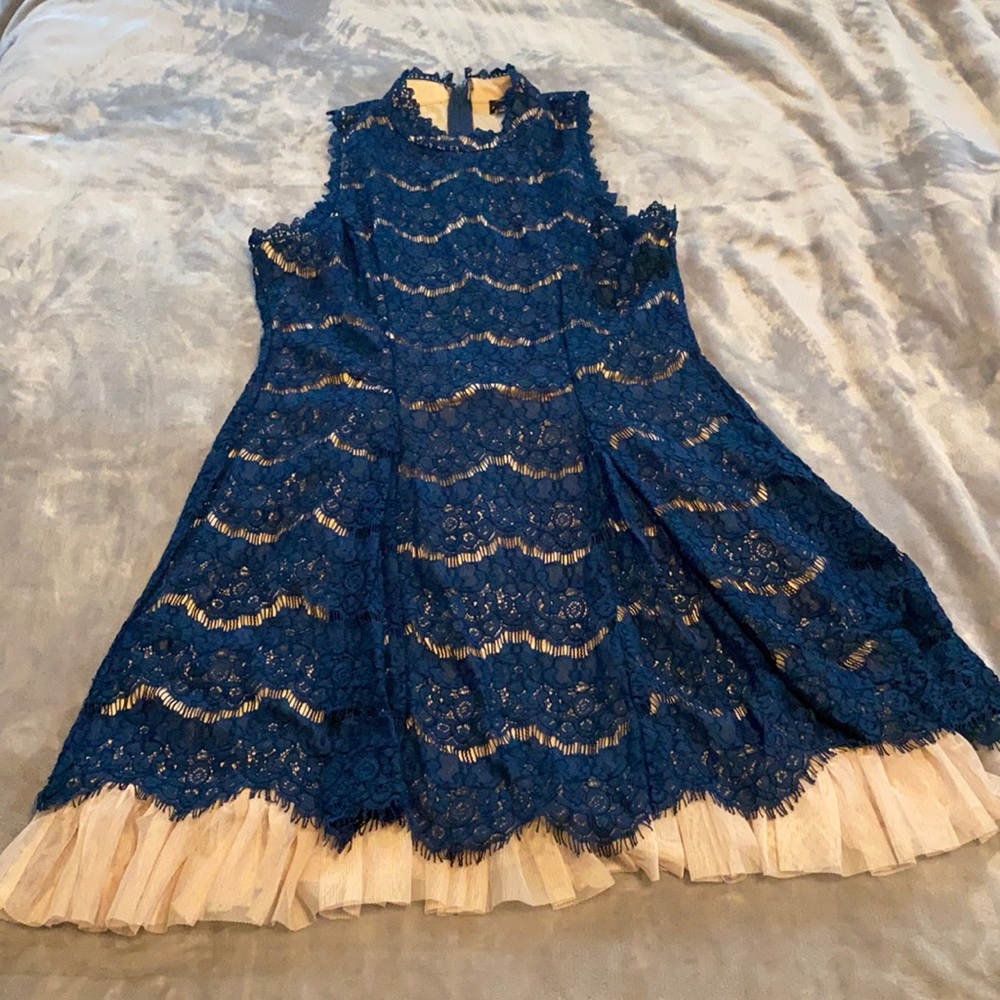 New without tags women’s blue dress. Trixxi on tag. Purchased from Francesca’s.